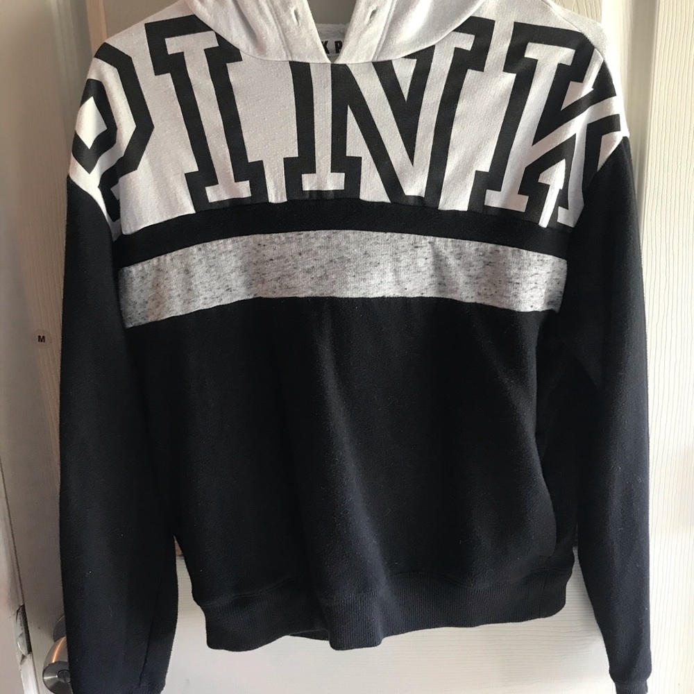 pink hoodie